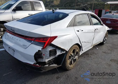 2023 Hyundai Elantra Hybrid Limited z USA, uszkodzony, nr VIN KMHLN4AJ3PU065341